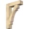 Ekena Millwork Merced Block Rough Sawn Bracket w/ Offset Brace, Douglas Fir, 8"W x 30"D x 42"H BKT0806X30X42MRC05RDF - alternate 1